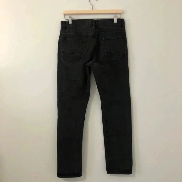 3/$25 ❥ Club Monaco Straight Leg 29/30 Soft  Black Jeans Denim Luxe Casual 90s - Picture 4 of 7